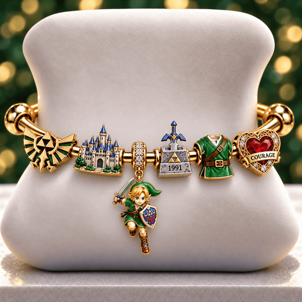TWOZ Silver Charm Bracelet Set NTVA