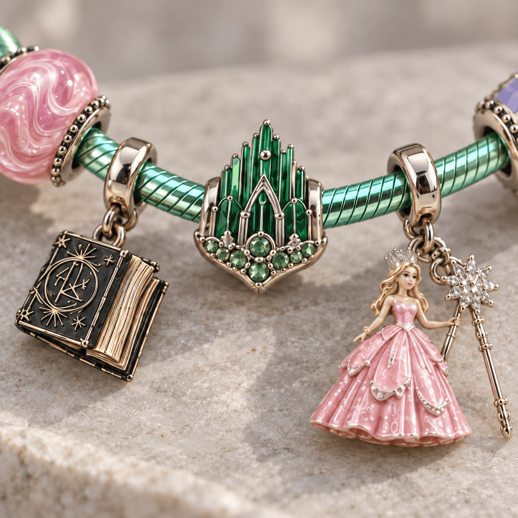 WCKD Silver Charm Bracelet Set PTKL